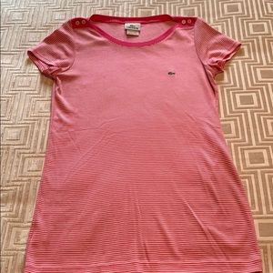 Pink Lacoste T-Shirt